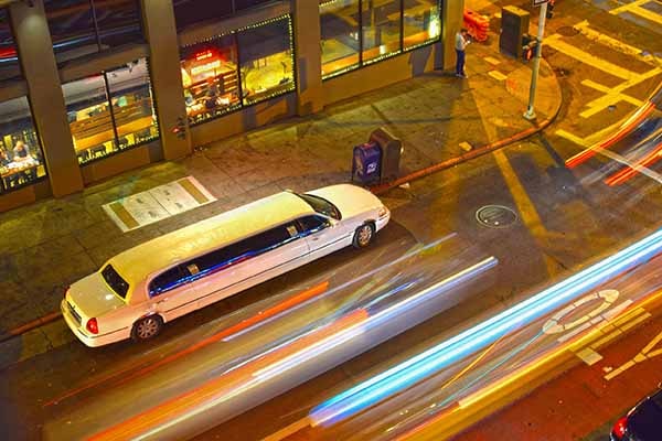 Sycamore Limo Service at night